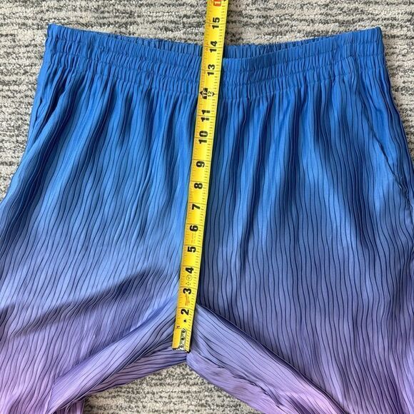 NWT SIMKHAI Dante Ombre Wide Leg Pant in Sheer Lilac Ombre Large Revolve - Picture 9 of 13